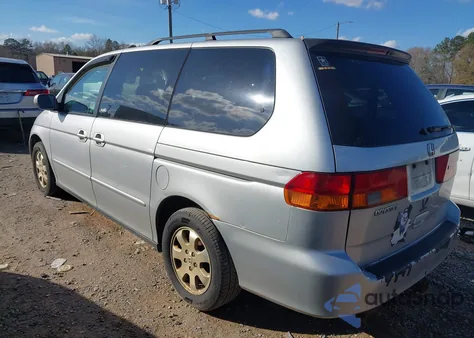 2003 Honda Odyssey Ex z USA, uszkodzony, nr VIN 5FNRL18643B117535